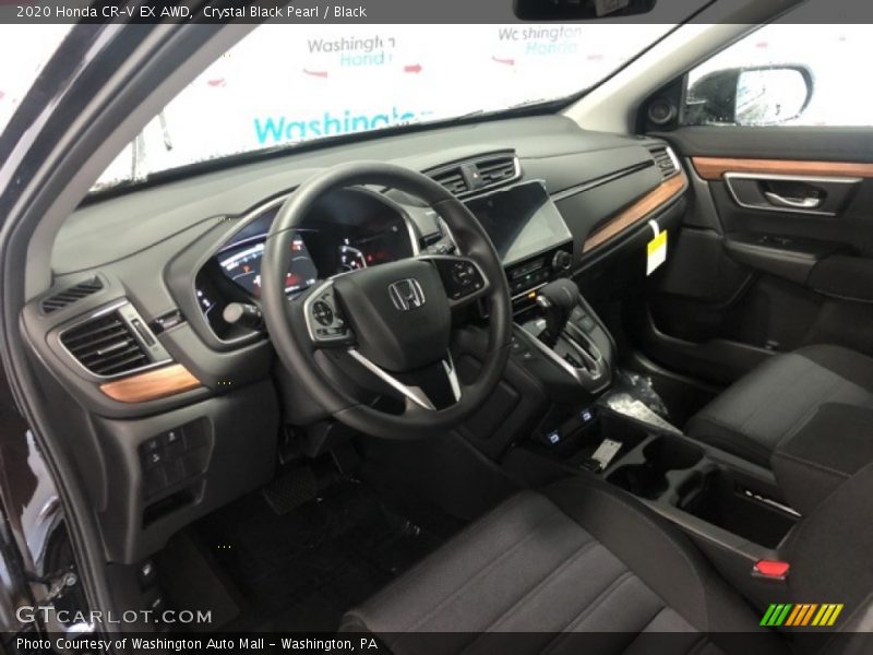 Crystal Black Pearl / Black 2020 Honda CR-V EX AWD