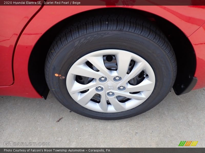 Scarlet Red Pearl / Beige 2020 Hyundai Elantra SE