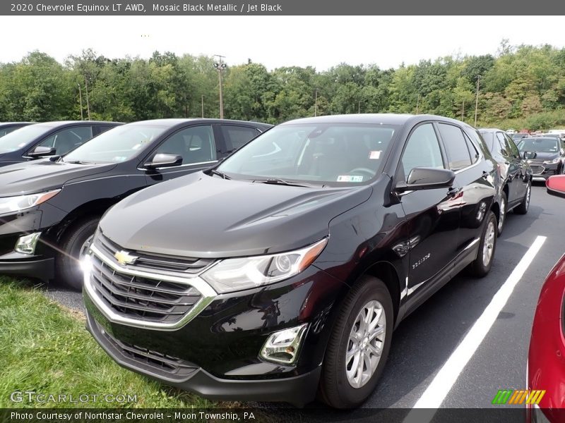 Mosaic Black Metallic / Jet Black 2020 Chevrolet Equinox LT AWD