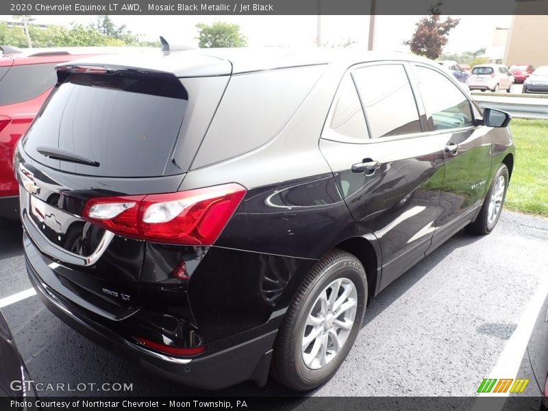 Mosaic Black Metallic / Jet Black 2020 Chevrolet Equinox LT AWD
