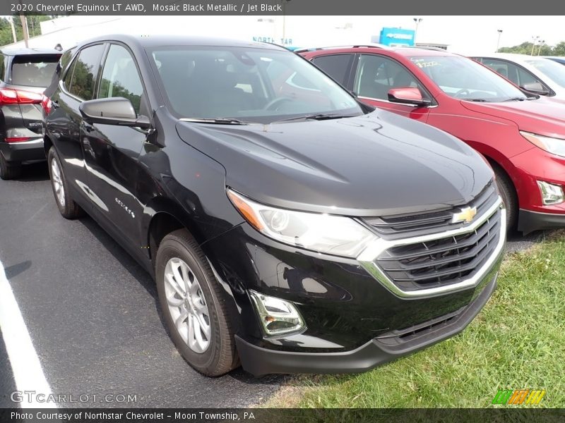 Mosaic Black Metallic / Jet Black 2020 Chevrolet Equinox LT AWD