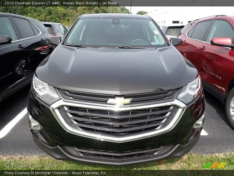 Mosaic Black Metallic / Jet Black 2020 Chevrolet Equinox LT AWD