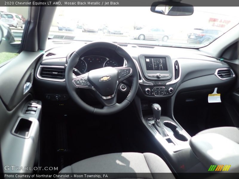 Mosaic Black Metallic / Jet Black 2020 Chevrolet Equinox LT AWD
