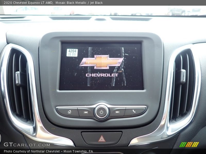 Mosaic Black Metallic / Jet Black 2020 Chevrolet Equinox LT AWD