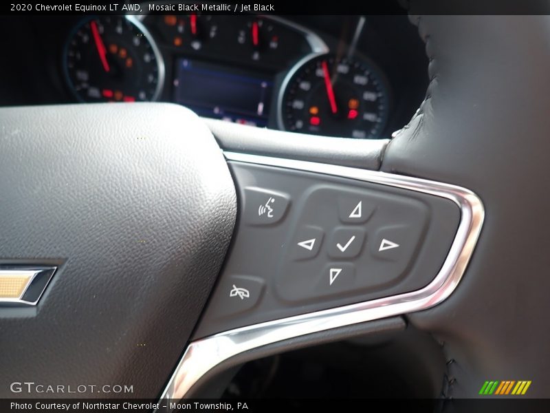 Mosaic Black Metallic / Jet Black 2020 Chevrolet Equinox LT AWD
