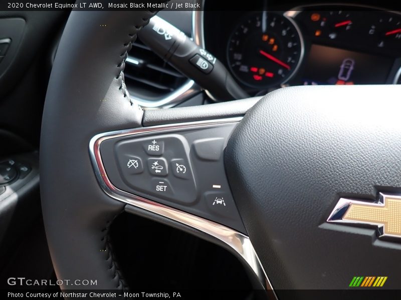 Mosaic Black Metallic / Jet Black 2020 Chevrolet Equinox LT AWD