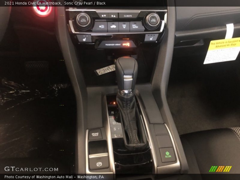 Controls of 2021 Civic EX Hatchback