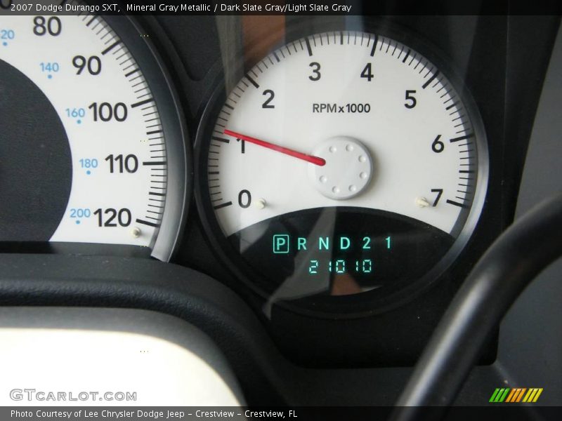 Mineral Gray Metallic / Dark Slate Gray/Light Slate Gray 2007 Dodge Durango SXT