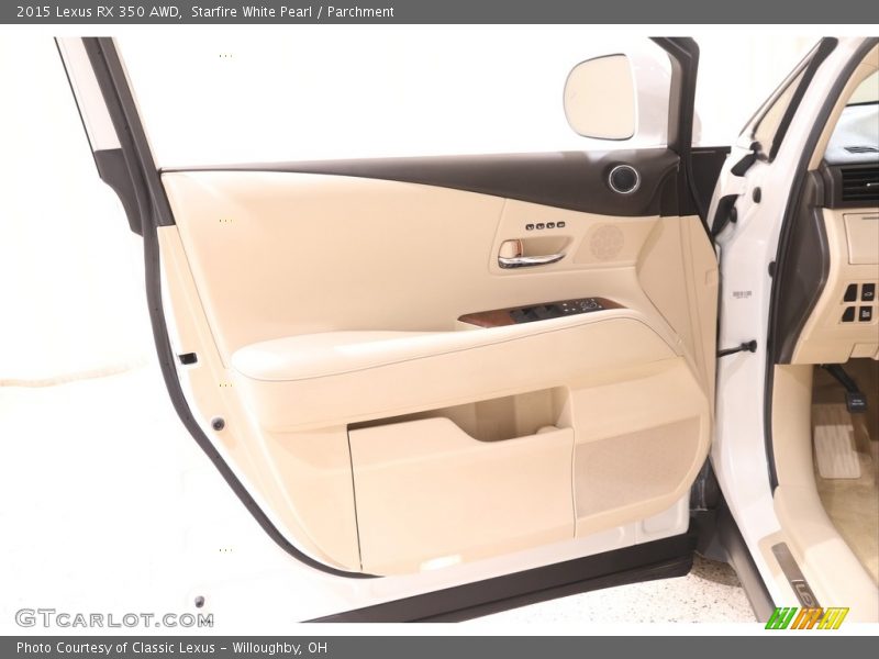 Starfire White Pearl / Parchment 2015 Lexus RX 350 AWD
