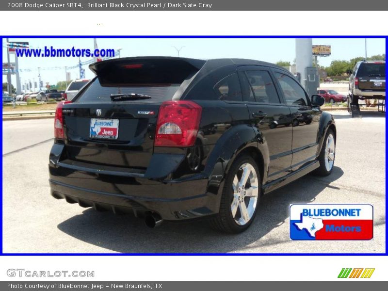 Brilliant Black Crystal Pearl / Dark Slate Gray 2008 Dodge Caliber SRT4