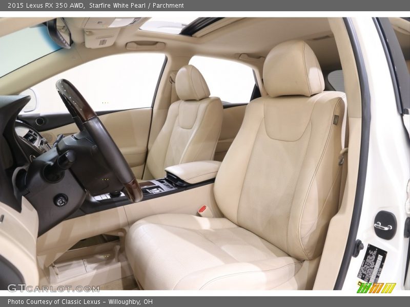 Starfire White Pearl / Parchment 2015 Lexus RX 350 AWD