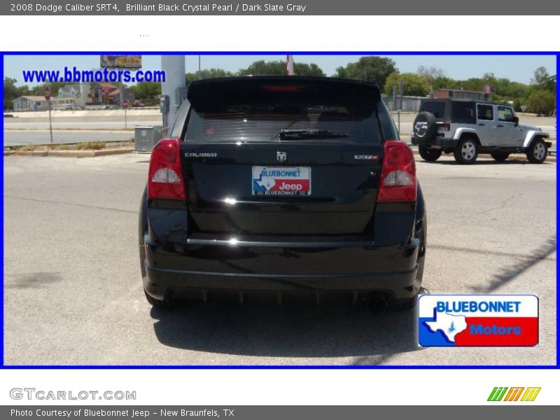 Brilliant Black Crystal Pearl / Dark Slate Gray 2008 Dodge Caliber SRT4