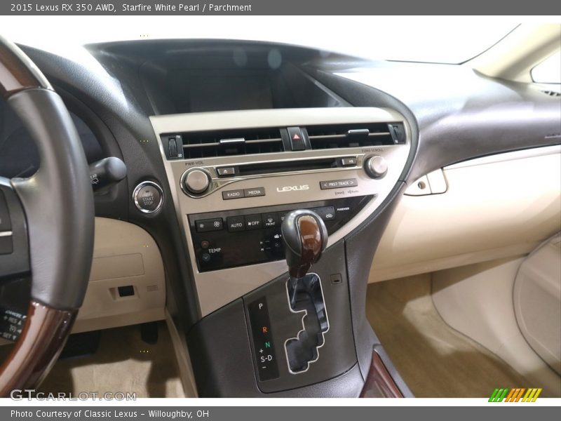 Starfire White Pearl / Parchment 2015 Lexus RX 350 AWD