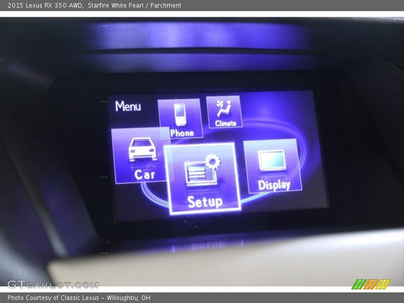 Starfire White Pearl / Parchment 2015 Lexus RX 350 AWD