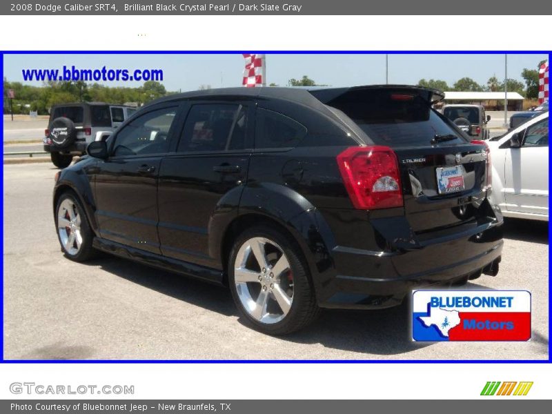 Brilliant Black Crystal Pearl / Dark Slate Gray 2008 Dodge Caliber SRT4