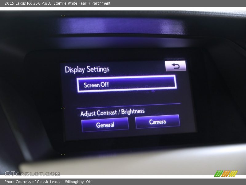 Starfire White Pearl / Parchment 2015 Lexus RX 350 AWD