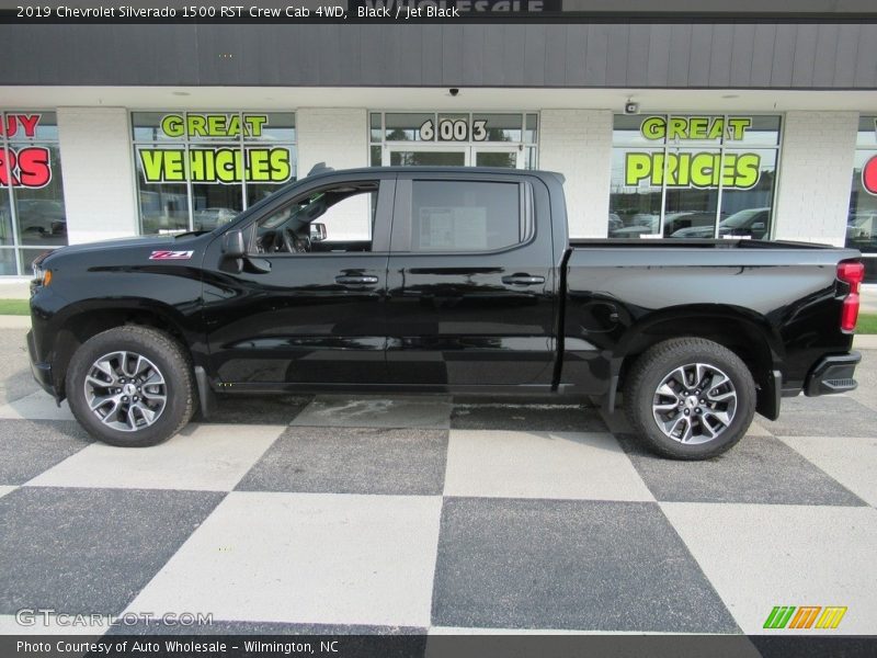 Black / Jet Black 2019 Chevrolet Silverado 1500 RST Crew Cab 4WD