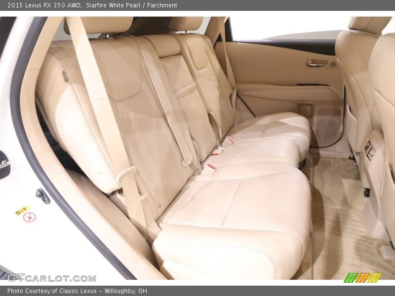 Starfire White Pearl / Parchment 2015 Lexus RX 350 AWD