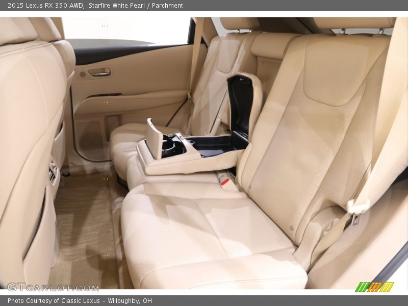 Starfire White Pearl / Parchment 2015 Lexus RX 350 AWD