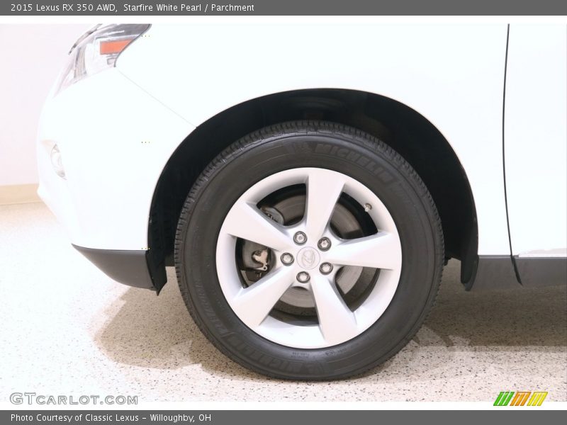 Starfire White Pearl / Parchment 2015 Lexus RX 350 AWD