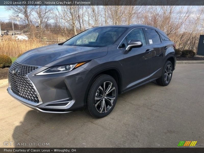 Nebula Gray Pearl / Parchment 2020 Lexus RX 350 AWD