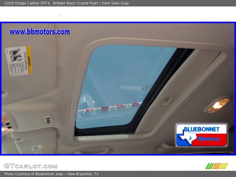 Brilliant Black Crystal Pearl / Dark Slate Gray 2008 Dodge Caliber SRT4