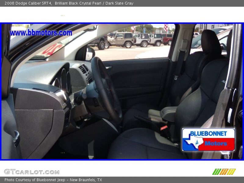 Brilliant Black Crystal Pearl / Dark Slate Gray 2008 Dodge Caliber SRT4