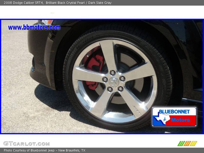 Brilliant Black Crystal Pearl / Dark Slate Gray 2008 Dodge Caliber SRT4