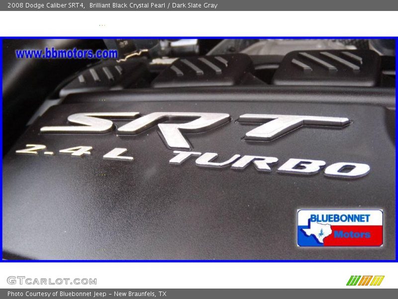 Brilliant Black Crystal Pearl / Dark Slate Gray 2008 Dodge Caliber SRT4