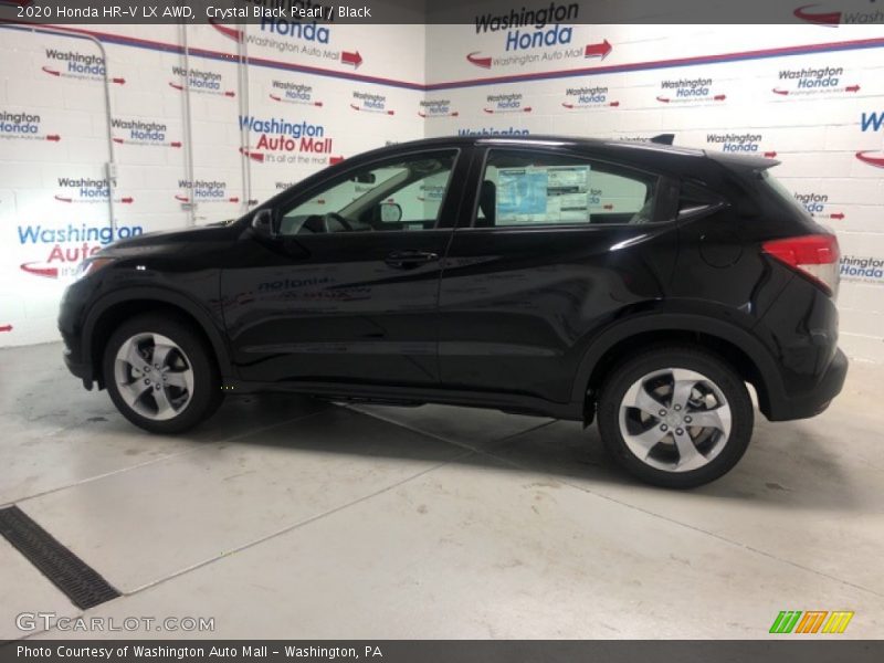 Crystal Black Pearl / Black 2020 Honda HR-V LX AWD