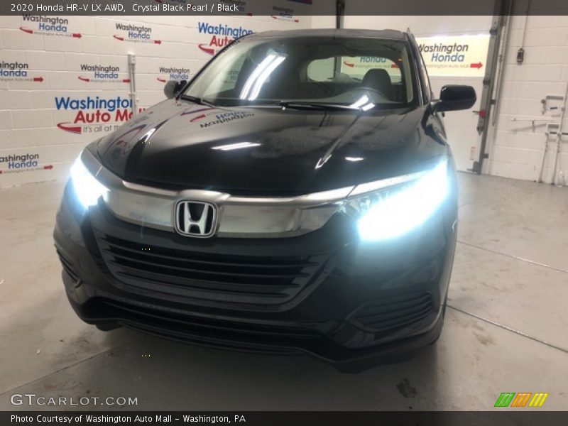 Crystal Black Pearl / Black 2020 Honda HR-V LX AWD