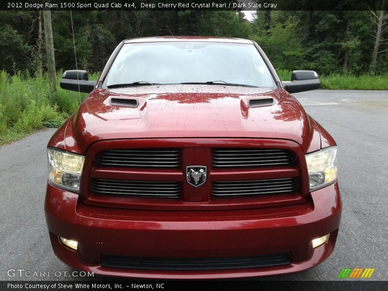 Deep Cherry Red Crystal Pearl / Dark Slate Gray 2012 Dodge Ram 1500 Sport Quad Cab 4x4