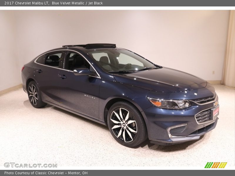Blue Velvet Metallic / Jet Black 2017 Chevrolet Malibu LT