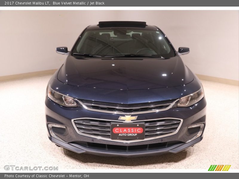 Blue Velvet Metallic / Jet Black 2017 Chevrolet Malibu LT