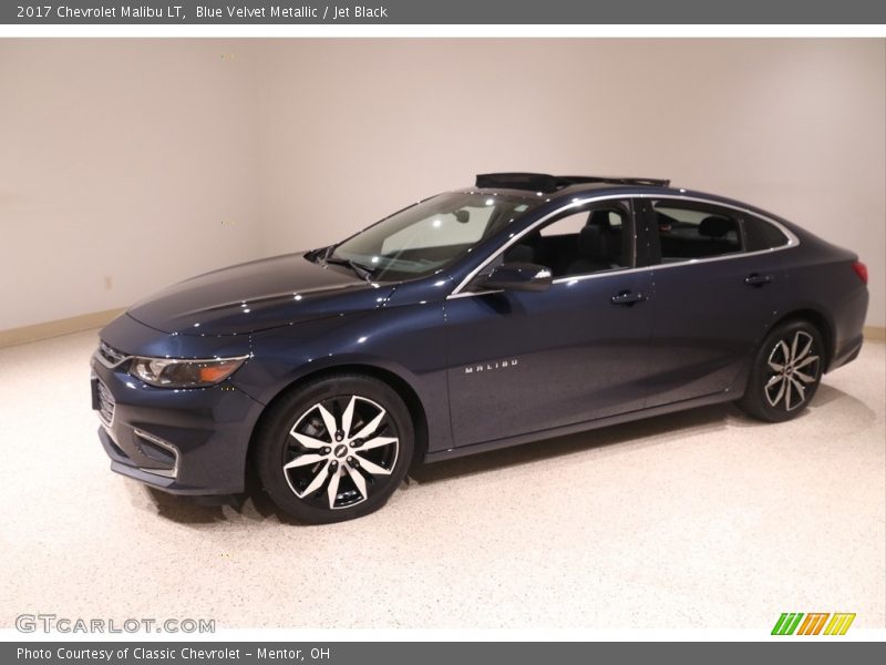 Blue Velvet Metallic / Jet Black 2017 Chevrolet Malibu LT