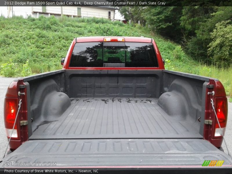 Deep Cherry Red Crystal Pearl / Dark Slate Gray 2012 Dodge Ram 1500 Sport Quad Cab 4x4