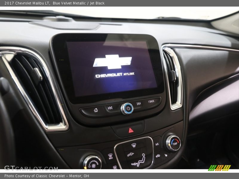 Blue Velvet Metallic / Jet Black 2017 Chevrolet Malibu LT