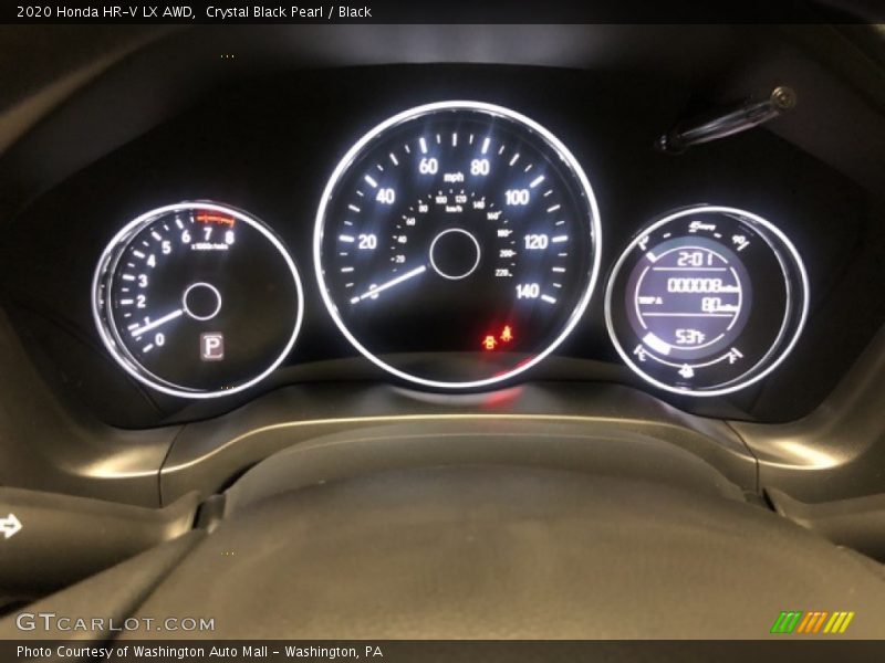 Crystal Black Pearl / Black 2020 Honda HR-V LX AWD