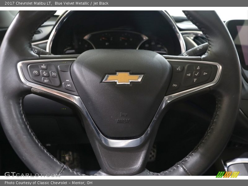 Blue Velvet Metallic / Jet Black 2017 Chevrolet Malibu LT