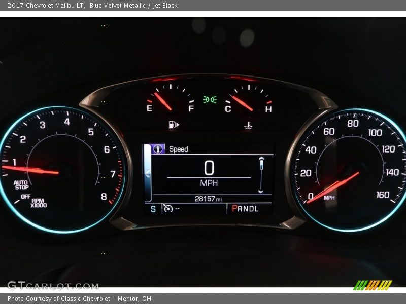 Blue Velvet Metallic / Jet Black 2017 Chevrolet Malibu LT