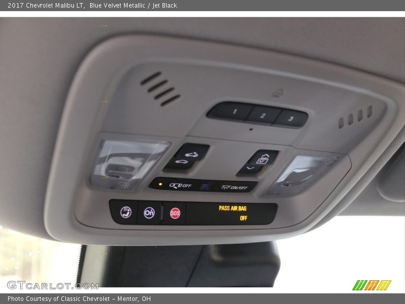Blue Velvet Metallic / Jet Black 2017 Chevrolet Malibu LT
