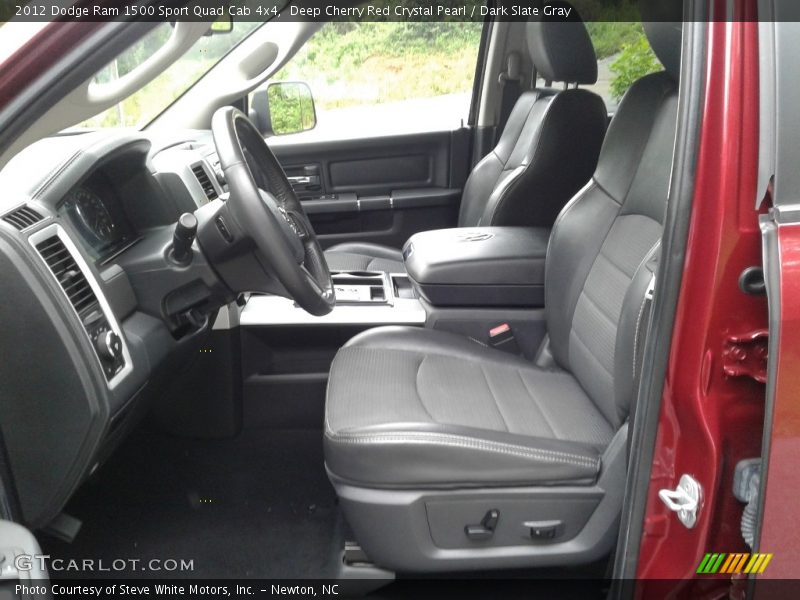 Deep Cherry Red Crystal Pearl / Dark Slate Gray 2012 Dodge Ram 1500 Sport Quad Cab 4x4