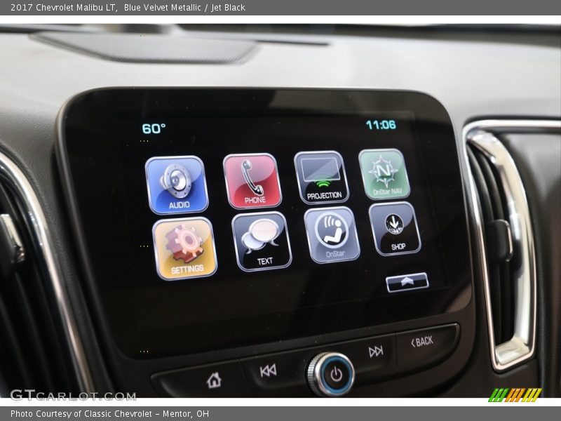 Blue Velvet Metallic / Jet Black 2017 Chevrolet Malibu LT