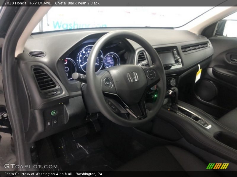 Crystal Black Pearl / Black 2020 Honda HR-V LX AWD