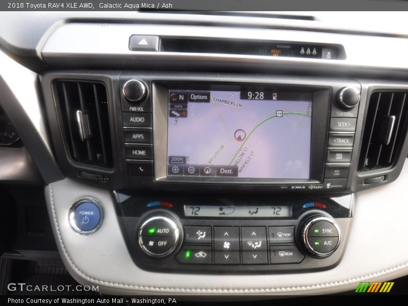 Galactic Aqua Mica / Ash 2018 Toyota RAV4 XLE AWD