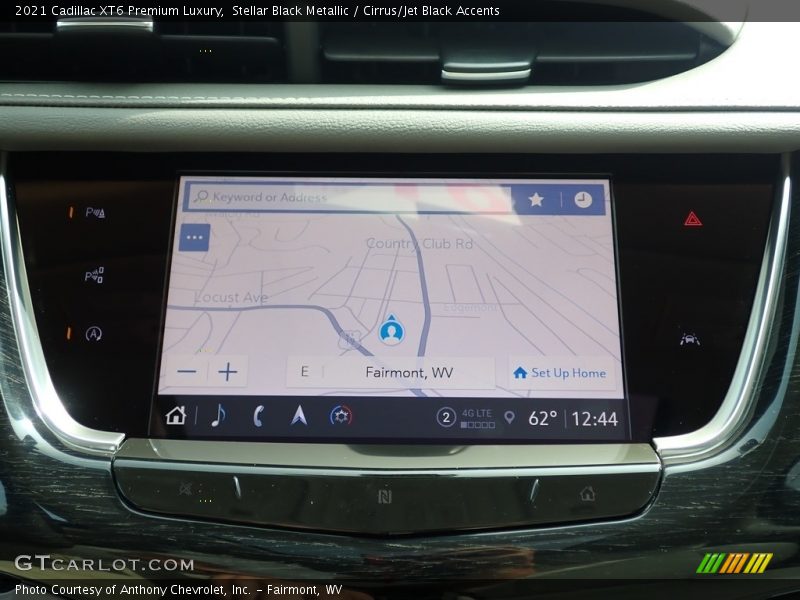 Navigation of 2021 XT6 Premium Luxury