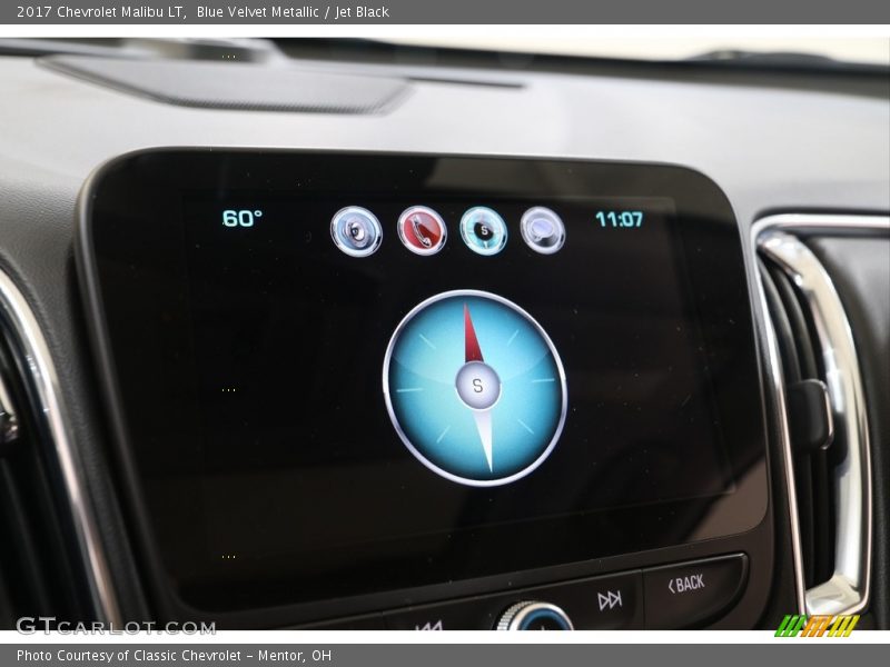 Blue Velvet Metallic / Jet Black 2017 Chevrolet Malibu LT