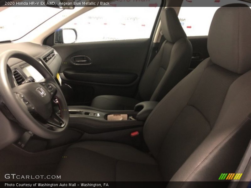 Aegean Blue Metallic / Black 2020 Honda HR-V EX AWD