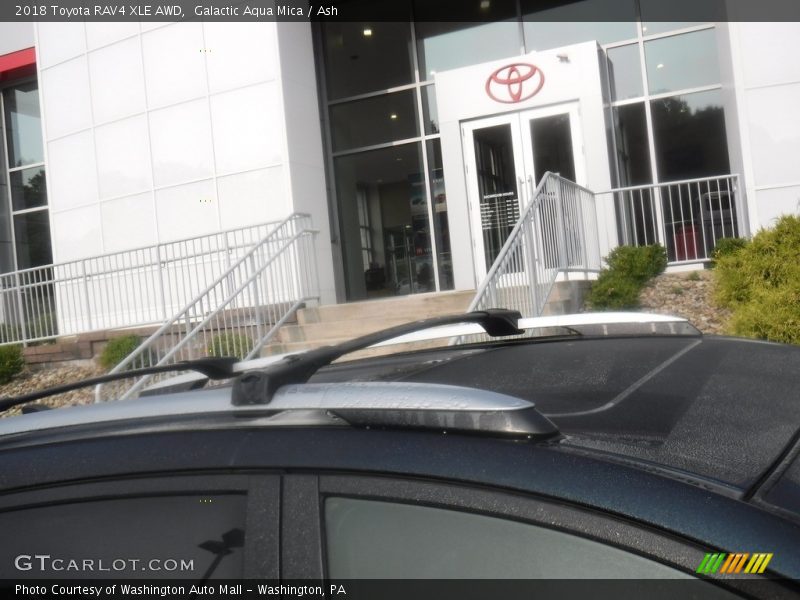 Galactic Aqua Mica / Ash 2018 Toyota RAV4 XLE AWD