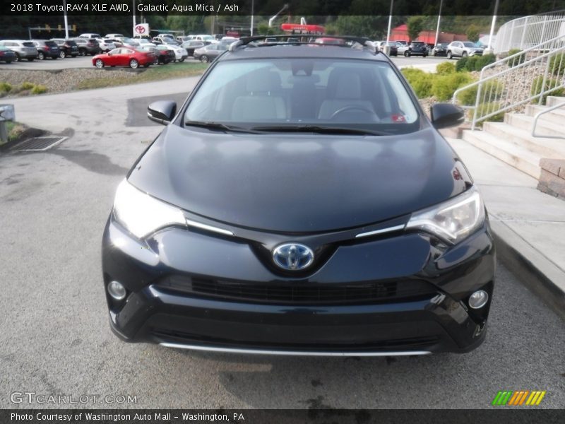 Galactic Aqua Mica / Ash 2018 Toyota RAV4 XLE AWD